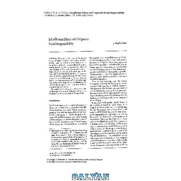 Schefflerian Ethics and Corporate Social Responsibility