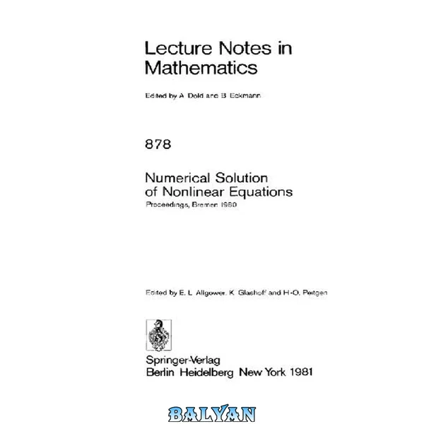 Numerical Solution of Nonlinear Equations