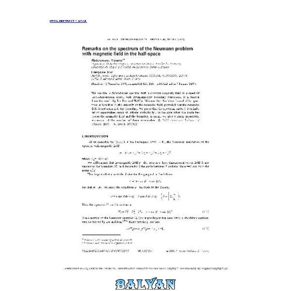 Remarks on the spectrum of the Neumann problem with magnetic field in the half-space