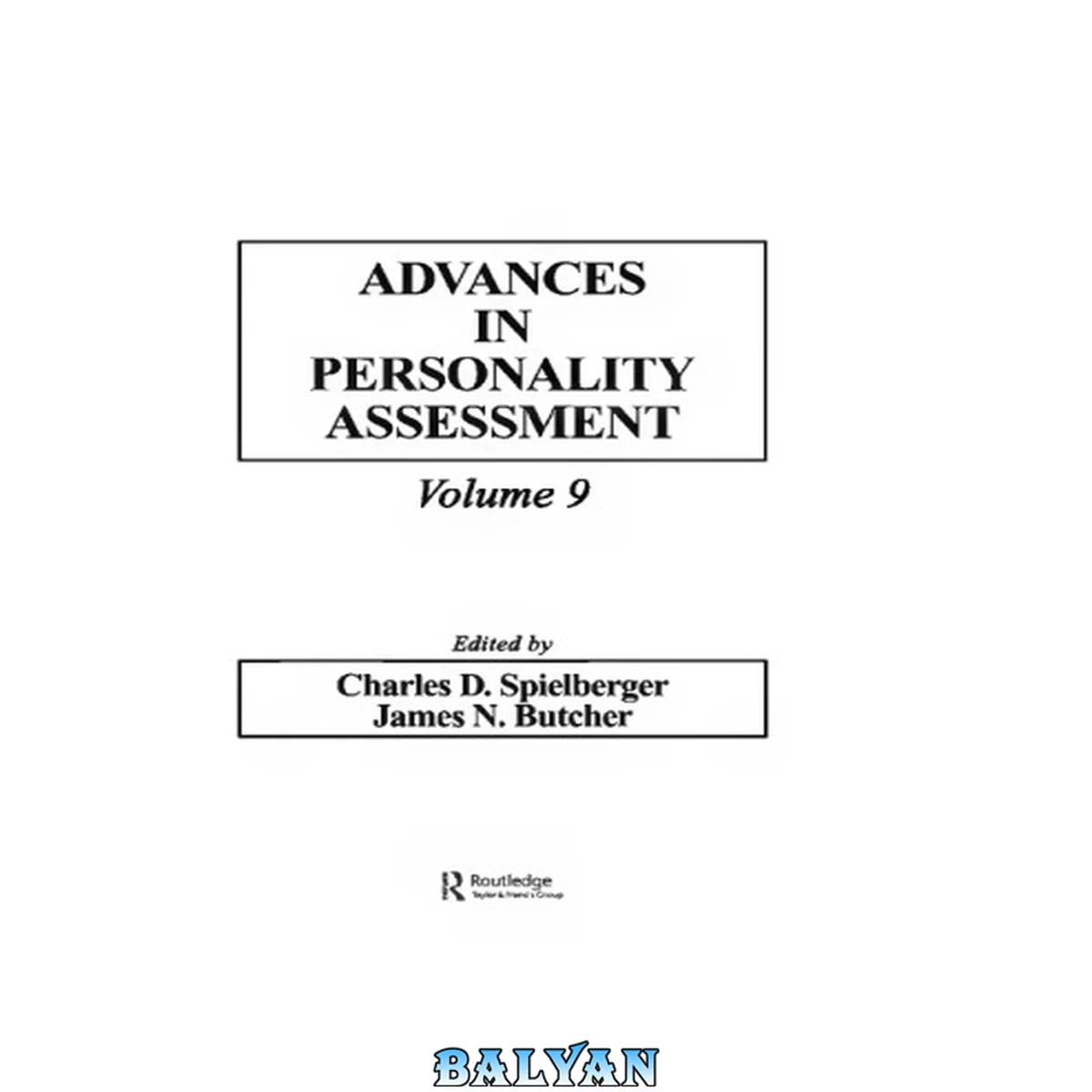 جلد کتاب Advances in Personality Assessment: Volume 9 (Advances in Personality Assessment Series)