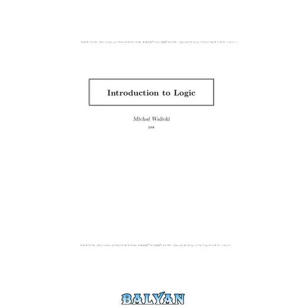 Introduction to Logic
