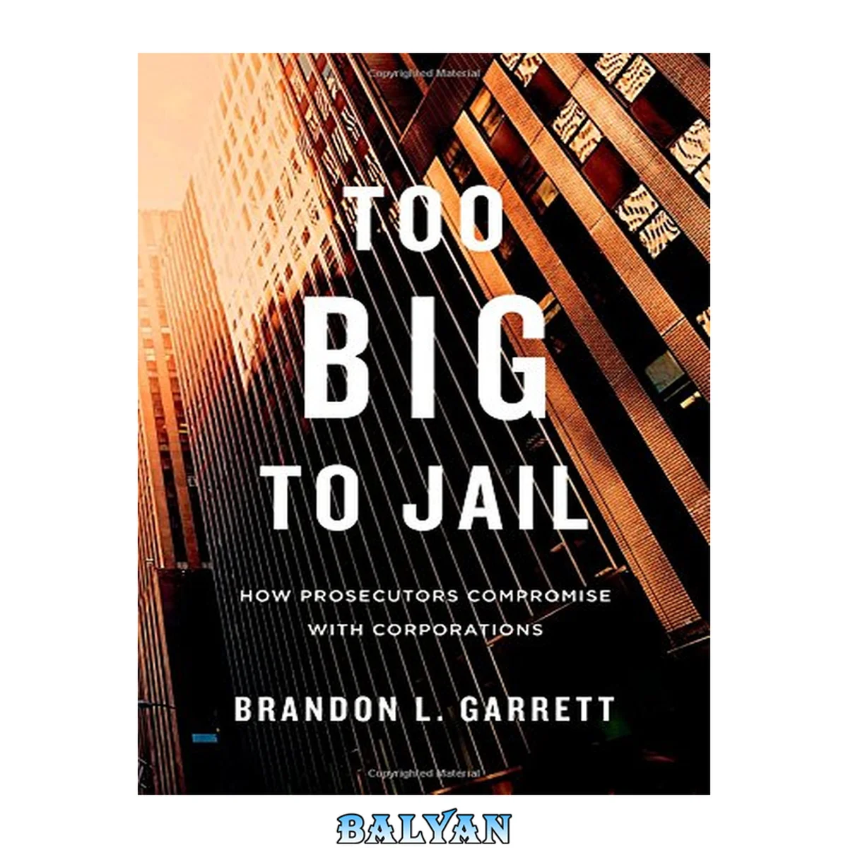 جلد کتاب Too Big to Jail : How Prosecutors Compromise with Corporations