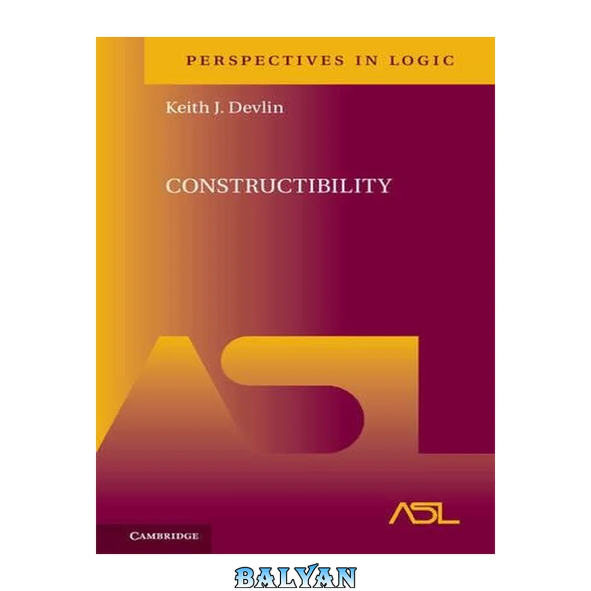 جلد کتاب Constructibility (Perspectives in Logic, Series Number 6)