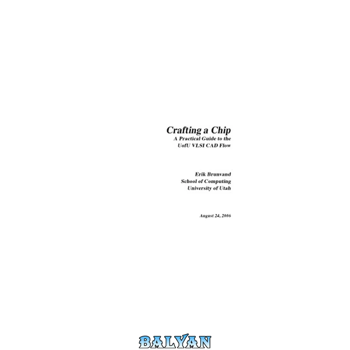 جلد کتاب Digital VLSI Chip Design with Cadence and Synopsys CAD Tools