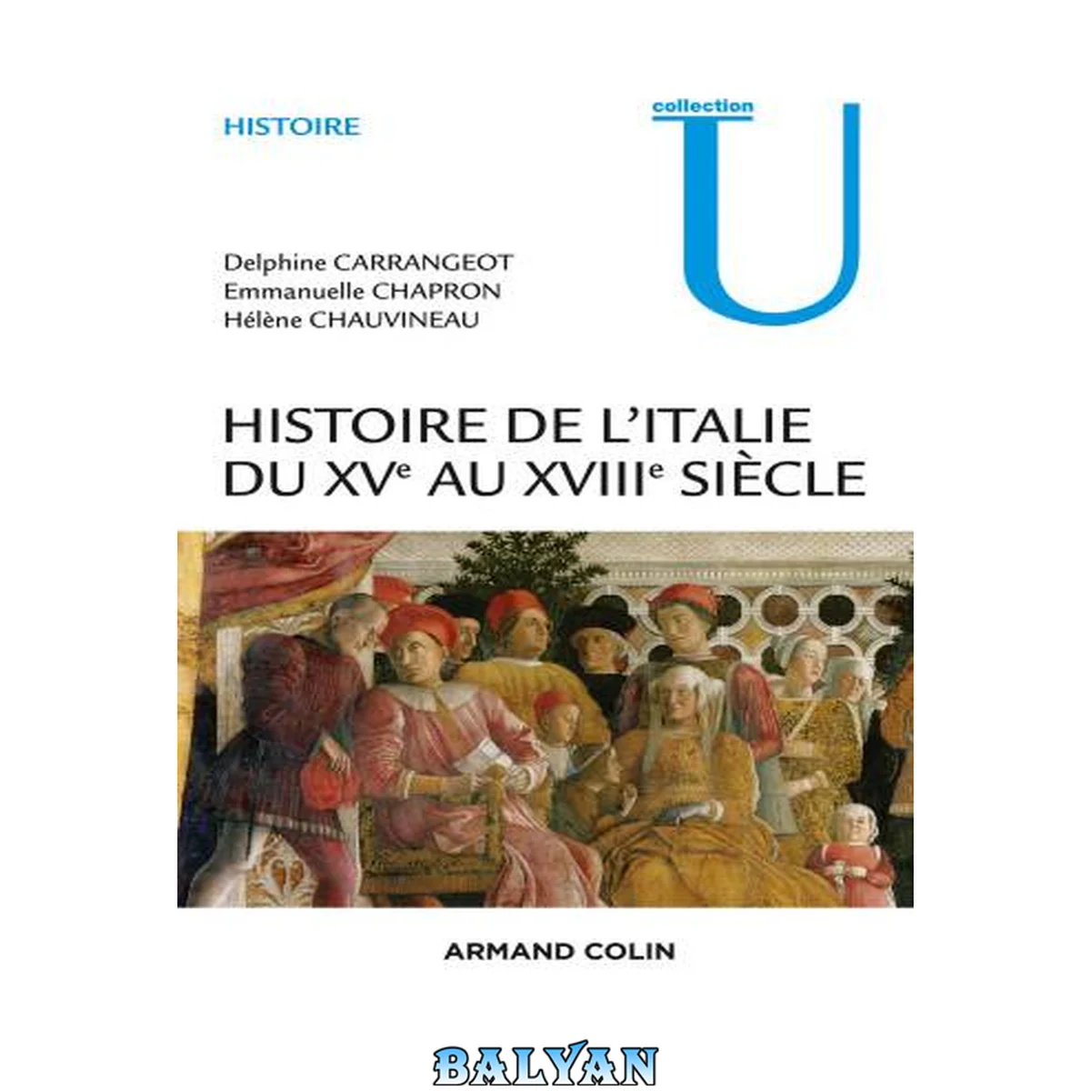 جلد کتاب Histoire de l'Italie : du XVe au XVIIIe siècle
