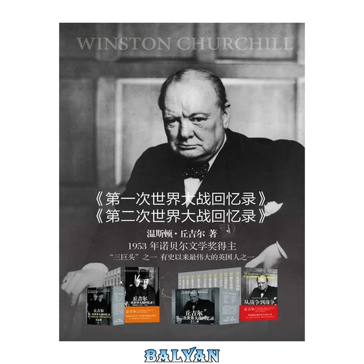 جلد کتاب 丘吉尔世界大战丛书(第一次世界大战回忆录、第二次世界大战回忆录 共计17册)