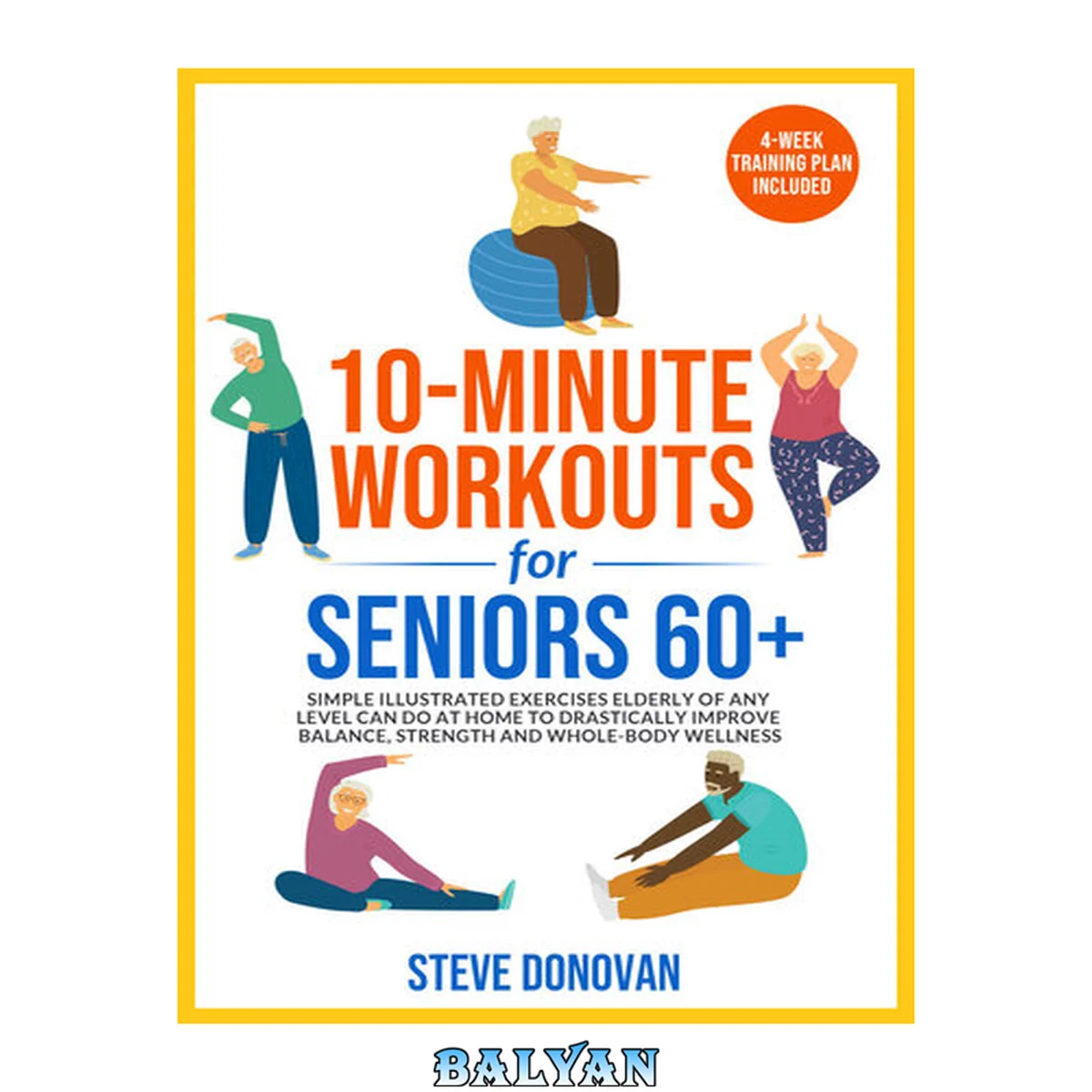 جلد کتاب 10-Minute Workouts for Seniors 60+