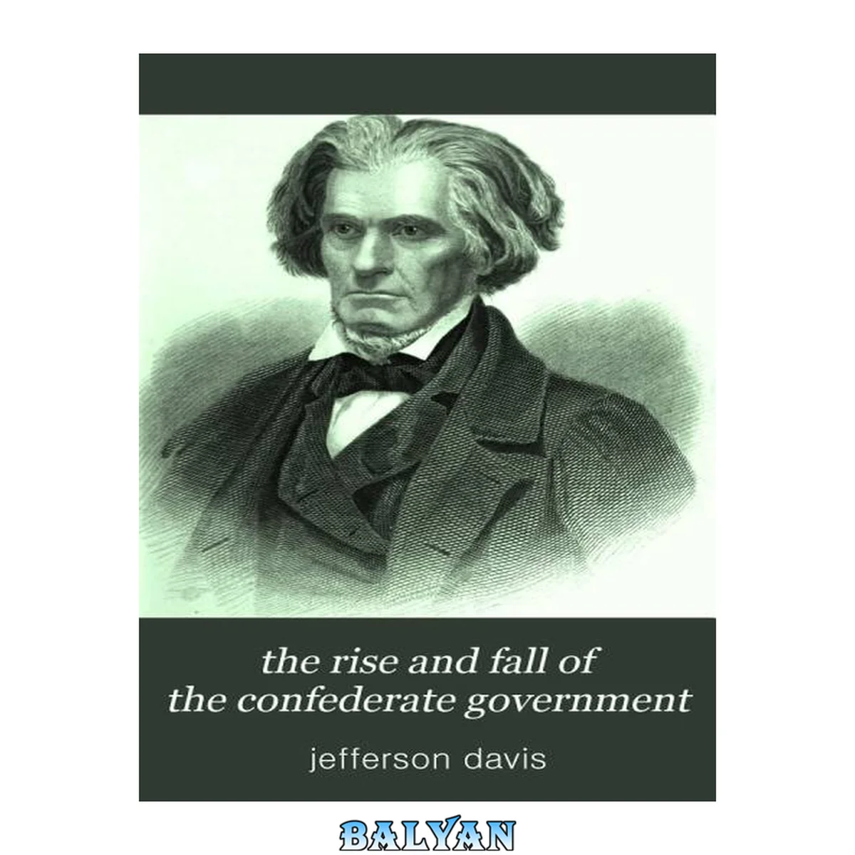 جلد کتاب the rise and fall of the confederate government