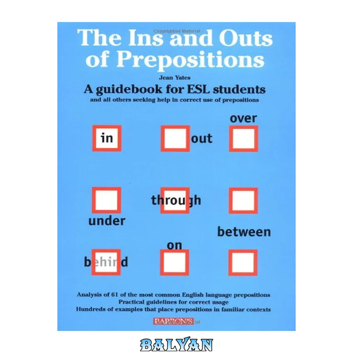 جلد کتاب Ins and Outs of prepositions, The: A Guidebook for ESL Students