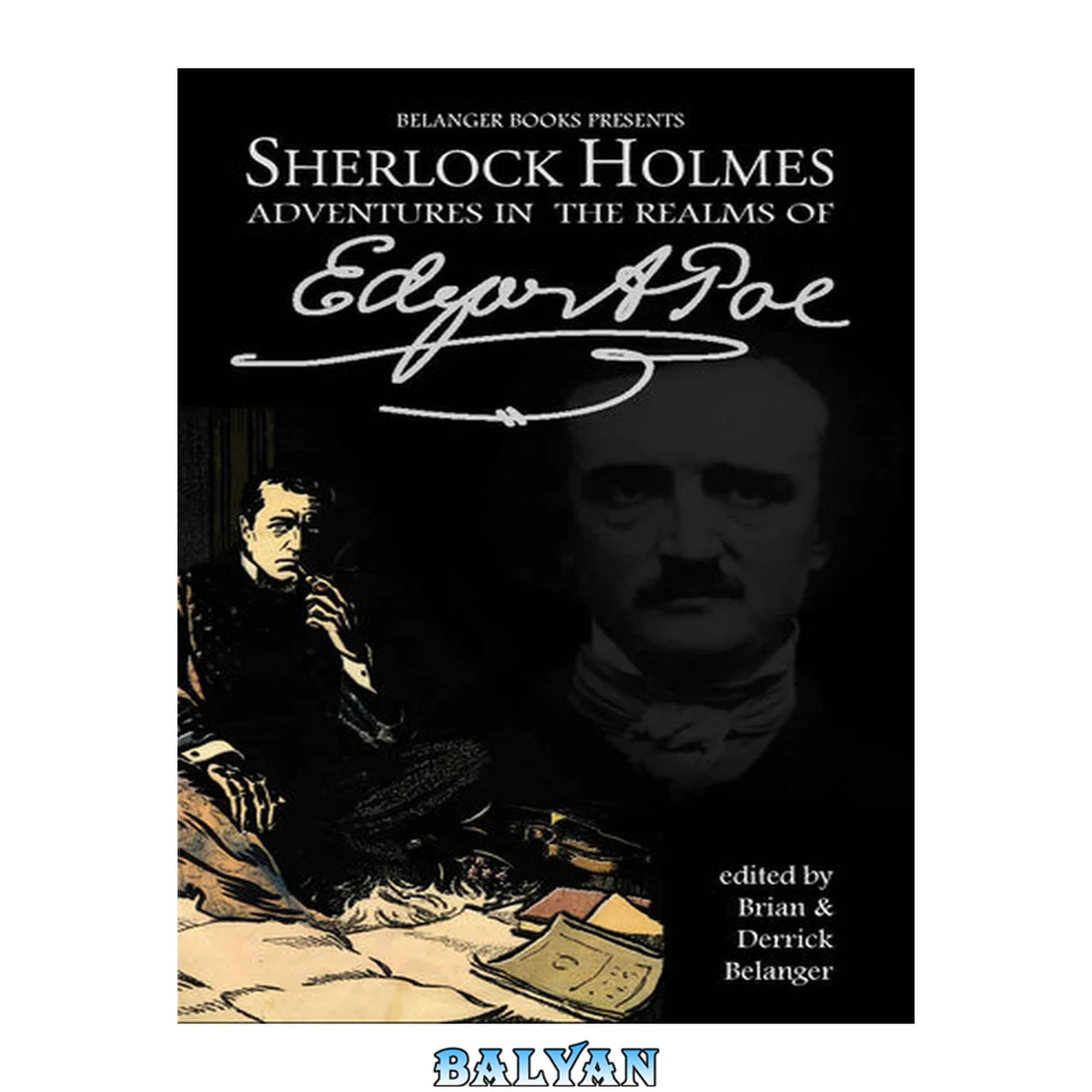 جلد کتاب Sherlock Holmes: Adventures in the Realms of Edgar Allan Poe