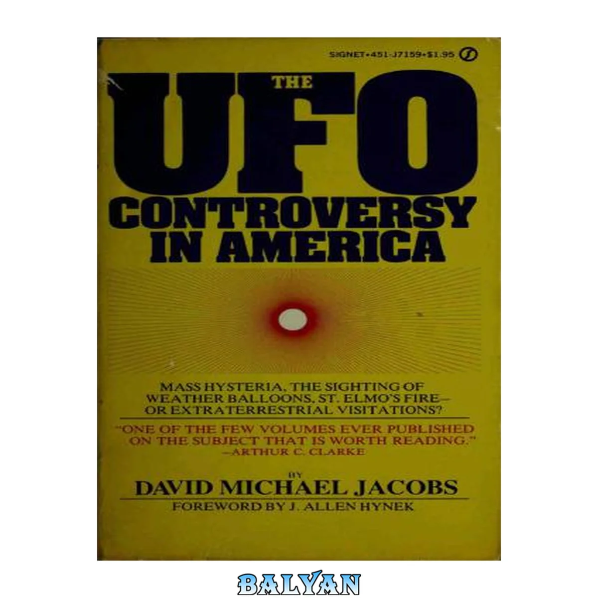جلد کتاب The UFO Controversy in America