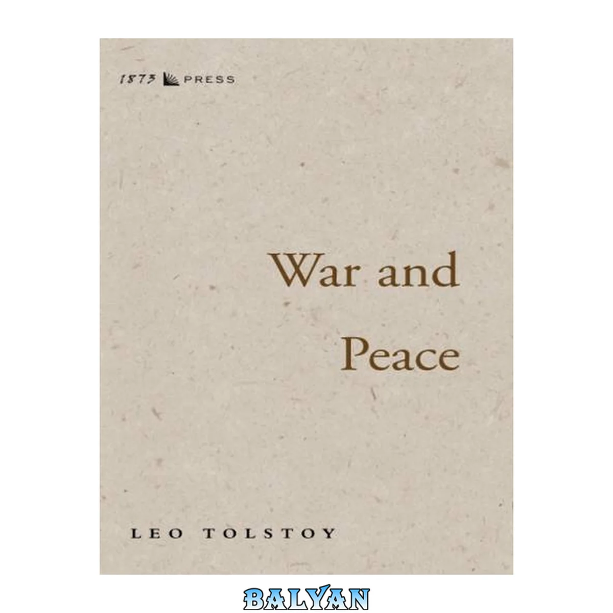 جلد کتاب War and Peace