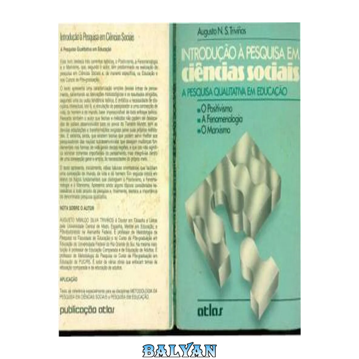 جلد کتاب Introdução à pesquisa em Ciências Sociais