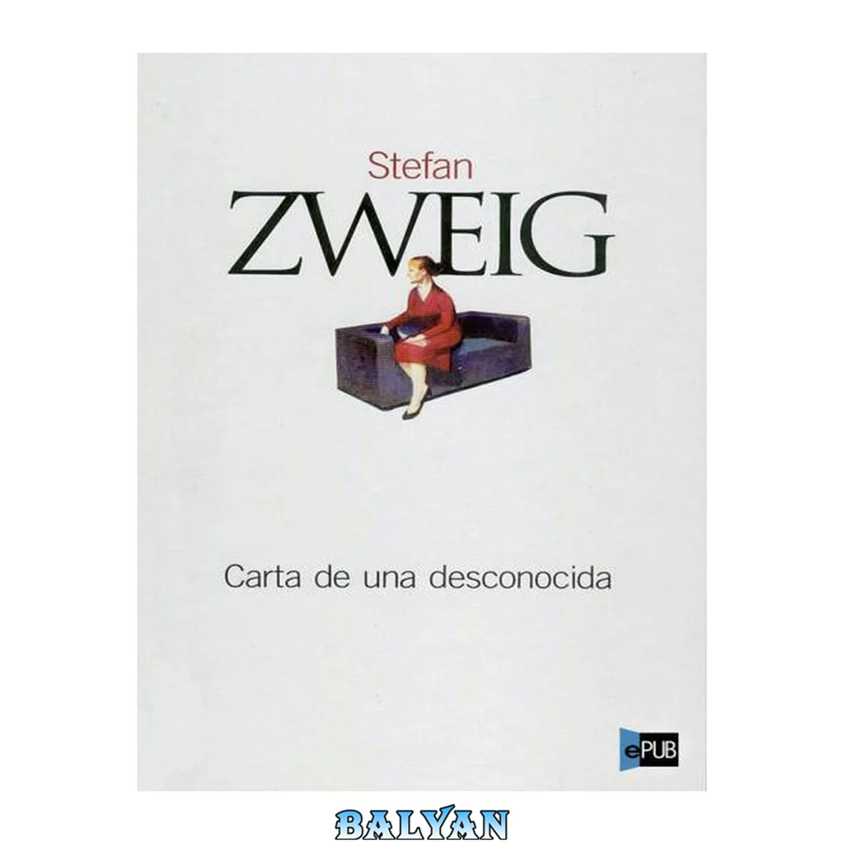 جلد کتاب Carta de una desconocida