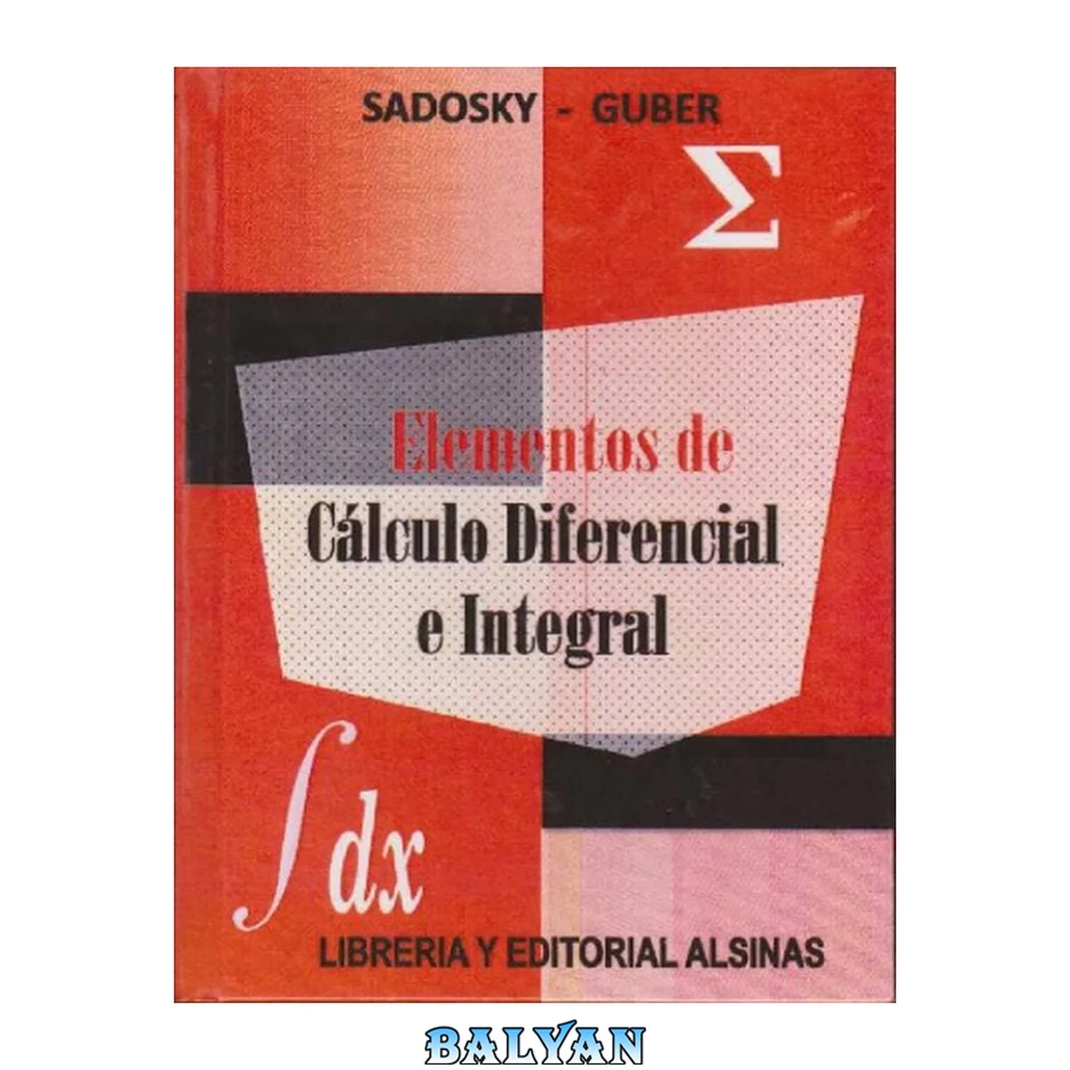 جلد کتاب Elementos de calculo diferencial e integral