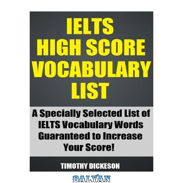 IELTS High Score Vocabulary List