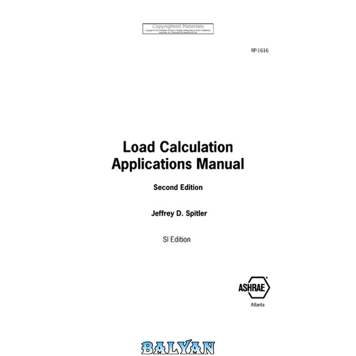جلد کتاب Load Calculation Applications Manual, 2nd Ed. -- SI