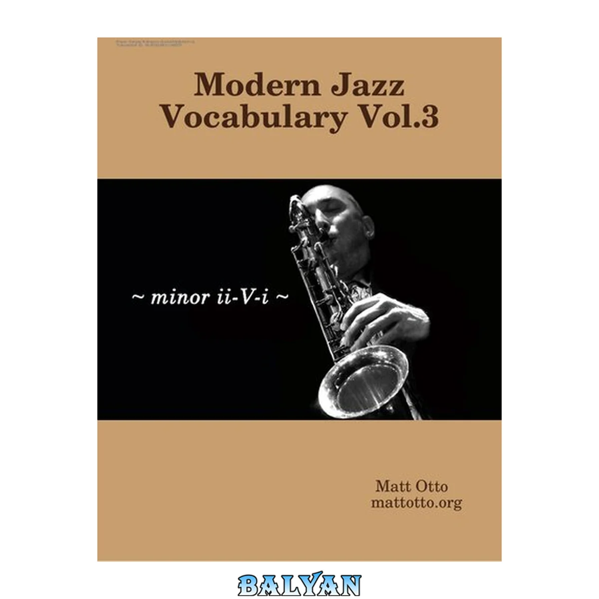 جلد کتاب Modern Jazz Vocabulary vol 3. Minor ii-V-i.