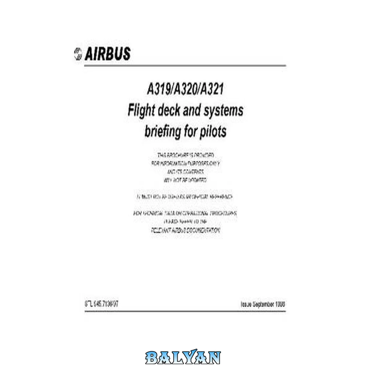 جلد کتاب Airbus A319, A320, A321 Flight deck and systems briefing for pilots