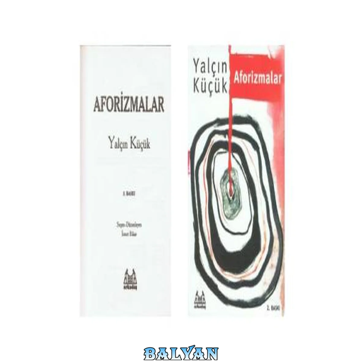 جلد کتاب Aforizmalar