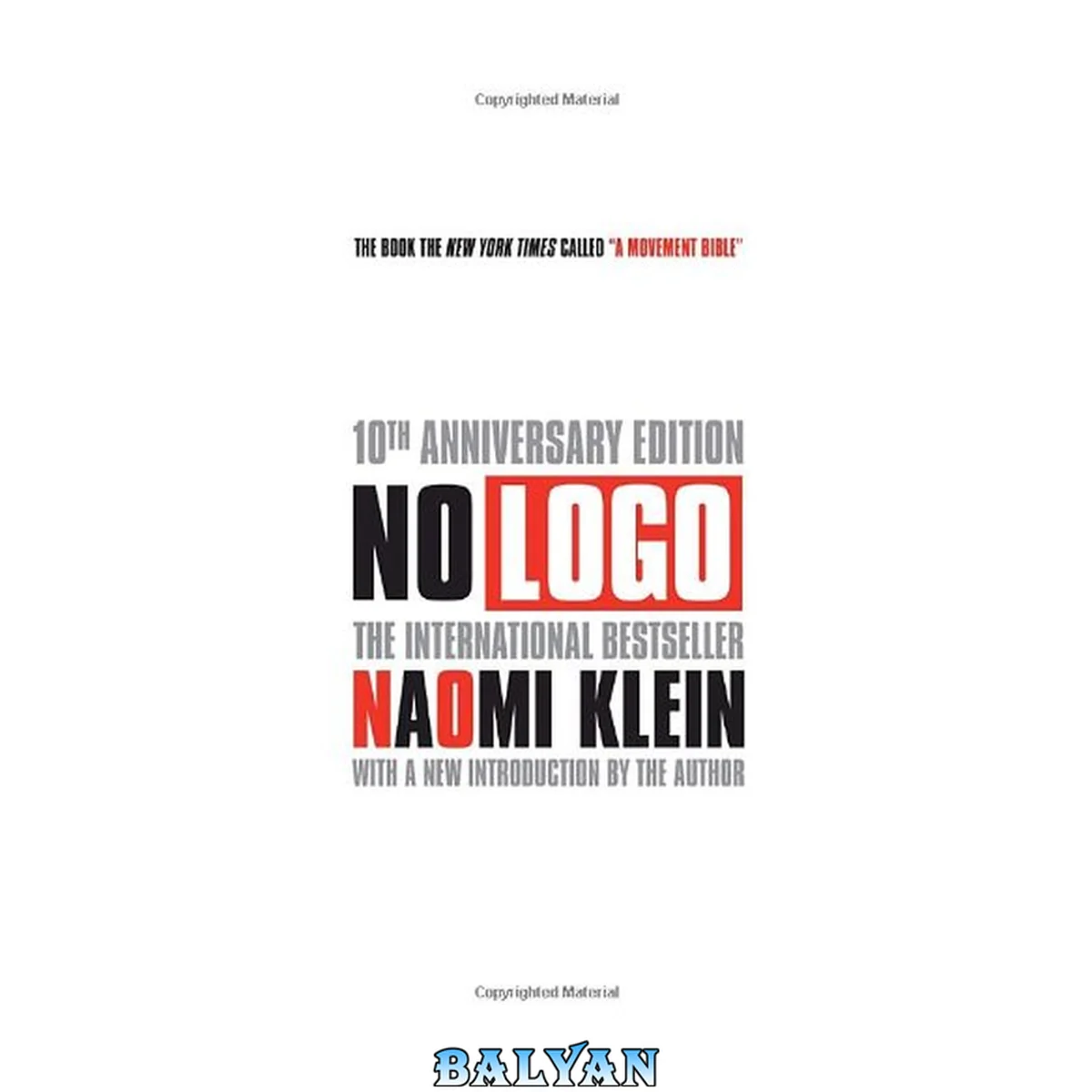 جلد کتاب No Logo 10th Anniversary Edition