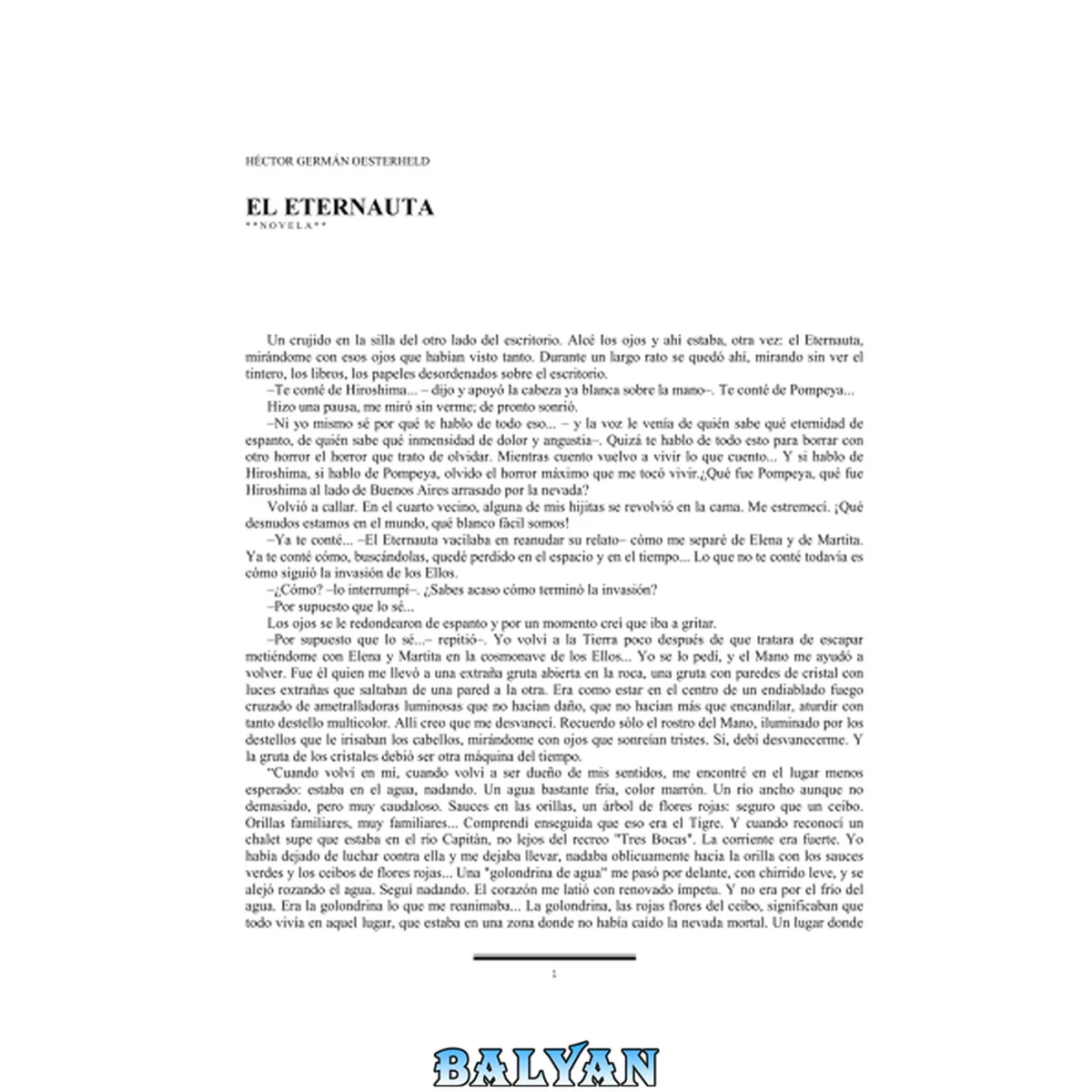 جلد کتاب El Eternauta