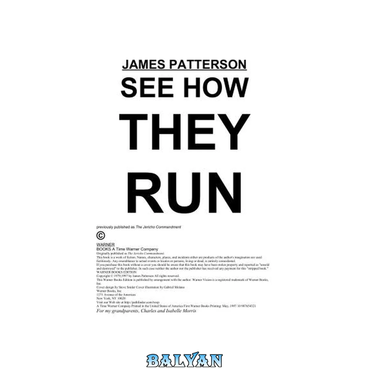 جلد کتاب See How They Run
