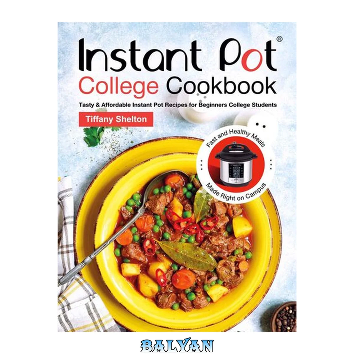 جلد کتاب Instant Pot College Cookbook