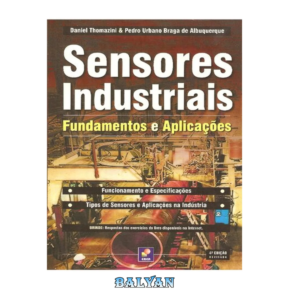 جلد کتاب Sensores Industriais-Fundamentos e Aplicacoes