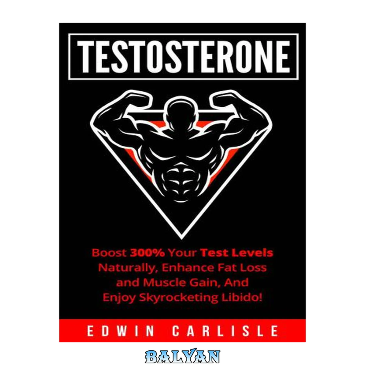 جلد کتاب Testosterone: Boost 300% Your Test Levels Naturally, Enhance Fat Loss and Muscle Gain, And Enjoy Skyrocketing Libido!