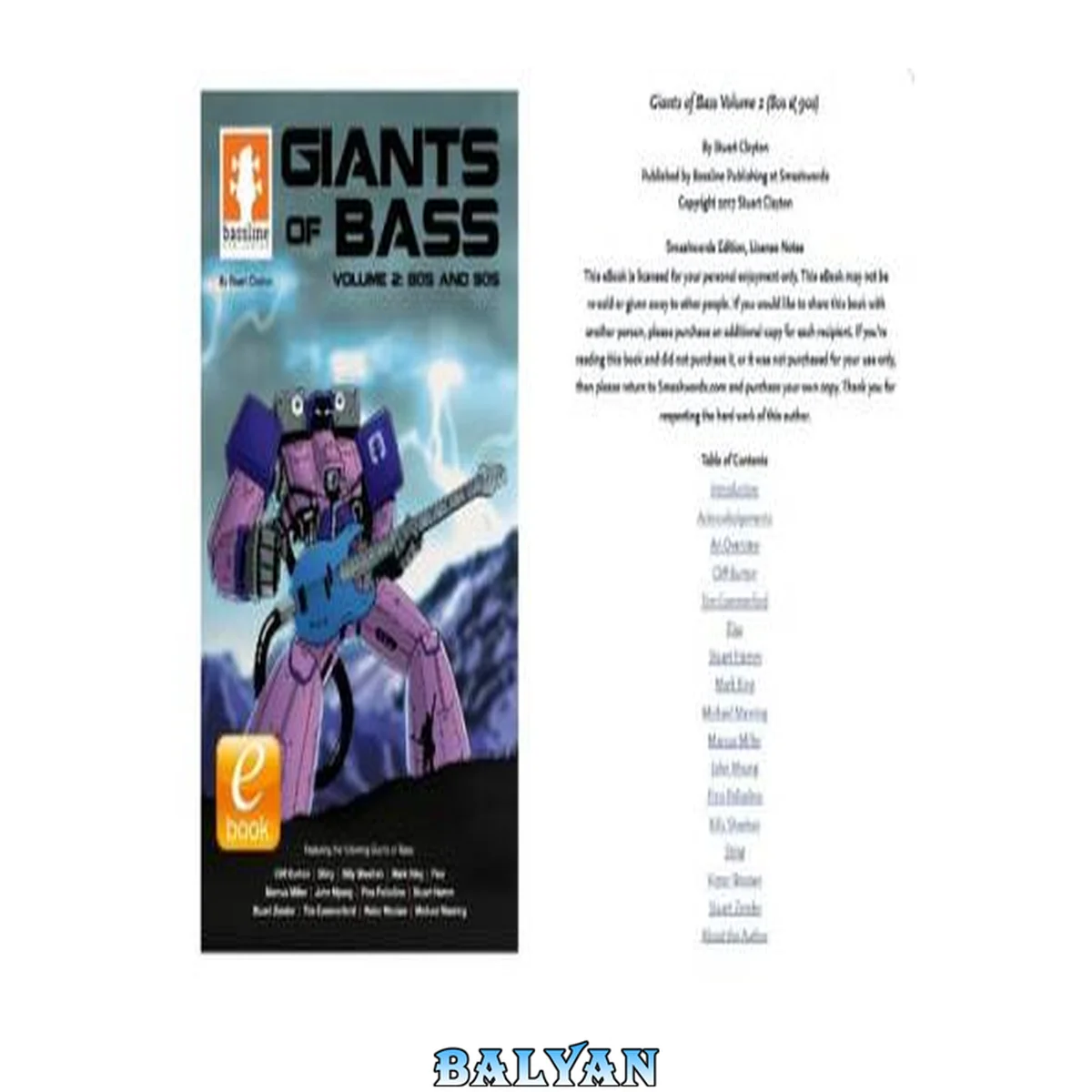 جلد کتاب Giants of Bass. Volume 2. 80s &amp; 90s.