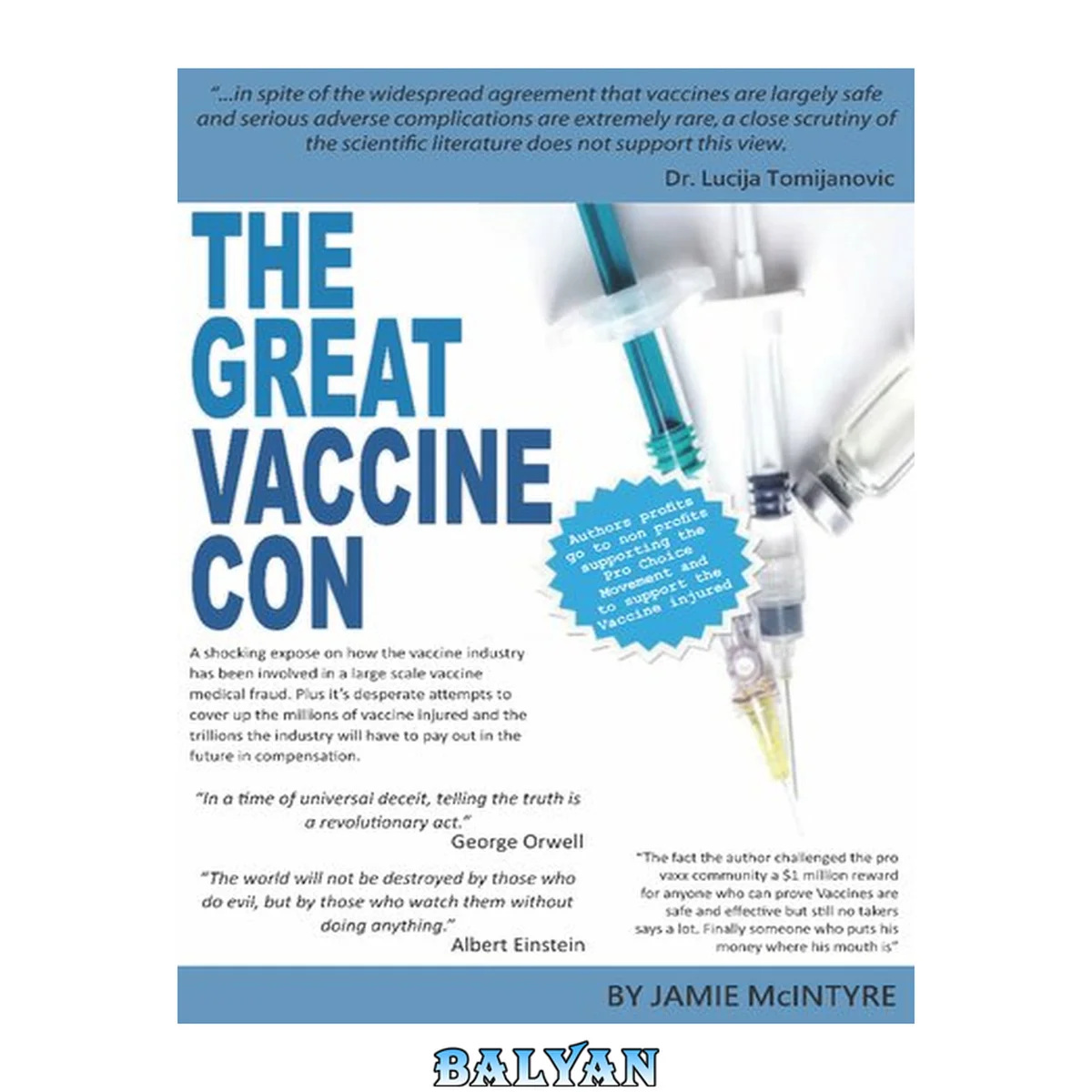 جلد کتاب The Great Vaccine Con