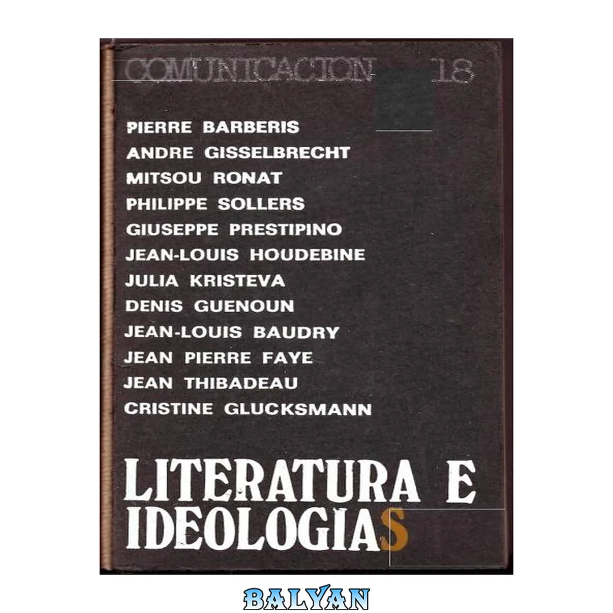 جلد کتاب Literatura e ideologías