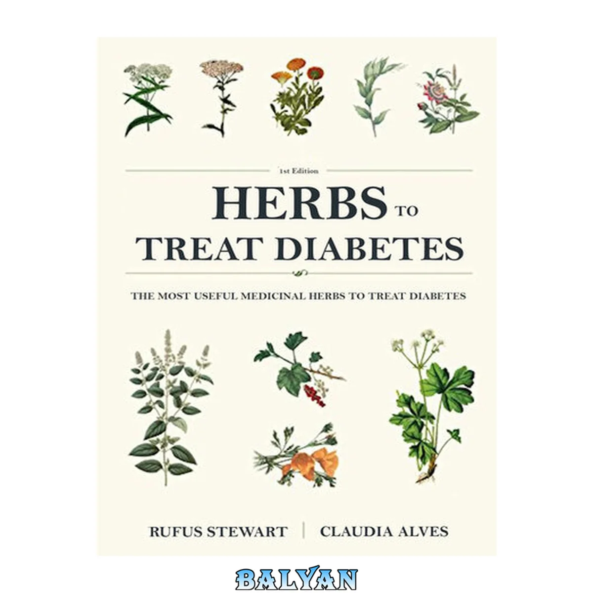 جلد کتاب Herbs to treat diabetes: The most useful medicinal herbs to treat diabetes