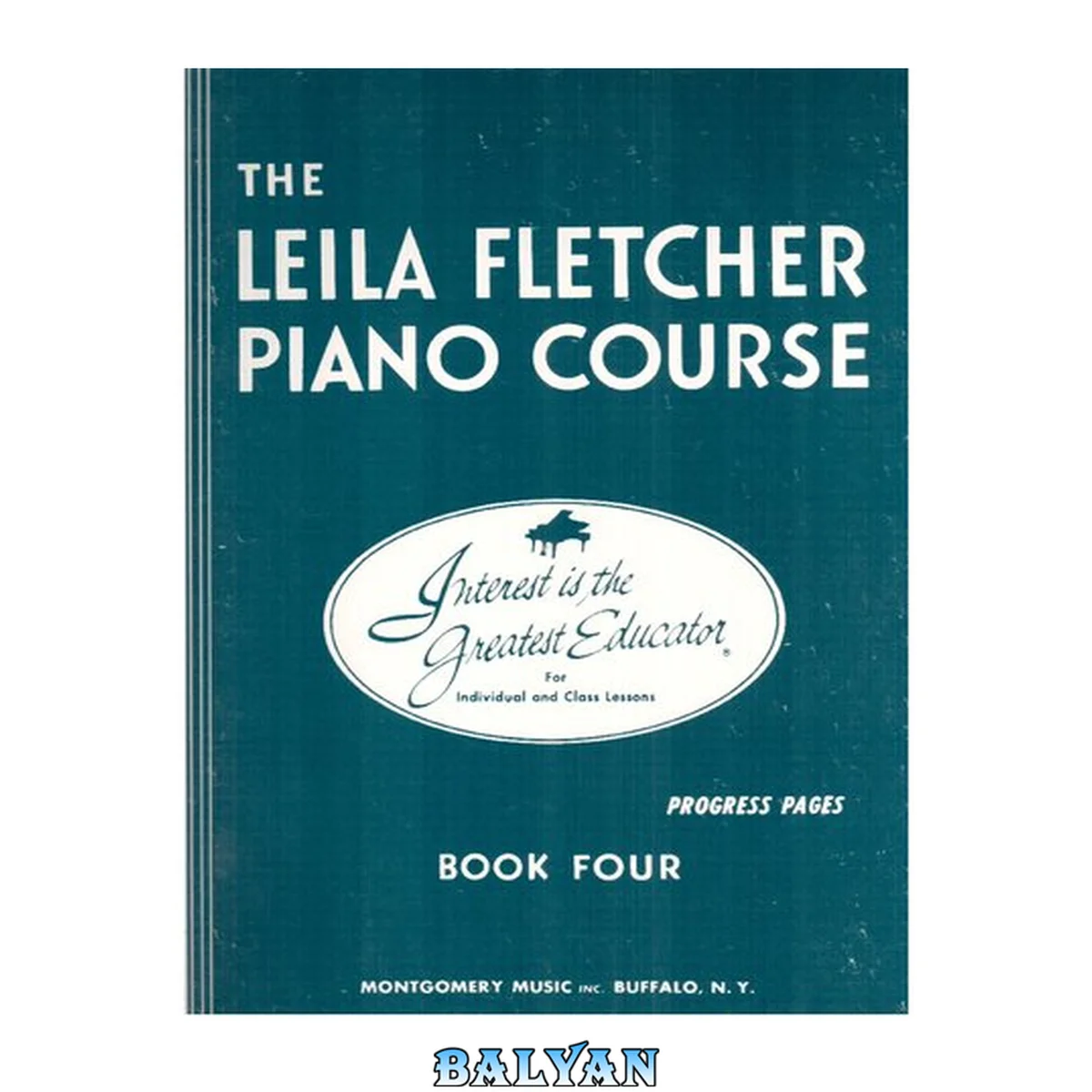 جلد کتاب Piano course. Book 4