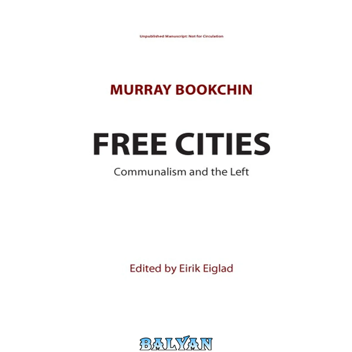 جلد کتاب Free Cities