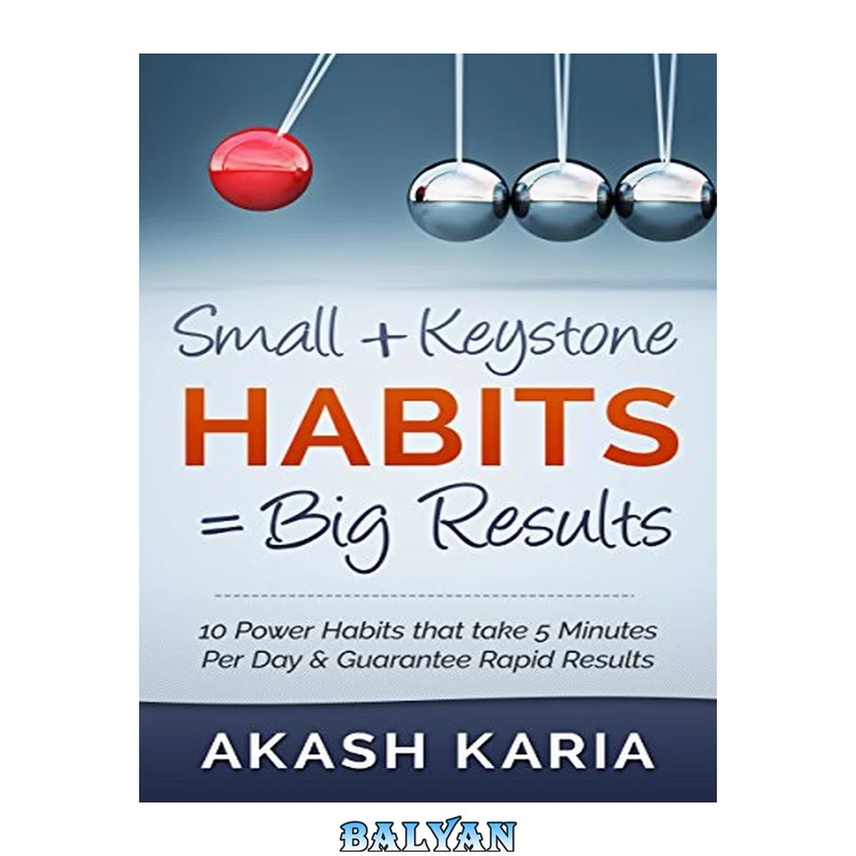 جلد کتاب Small Habits + Keystone Habits = Big Results! 10 Power Habits That Take 5 Minutes Per Day &amp; Guarantee Rapid Results