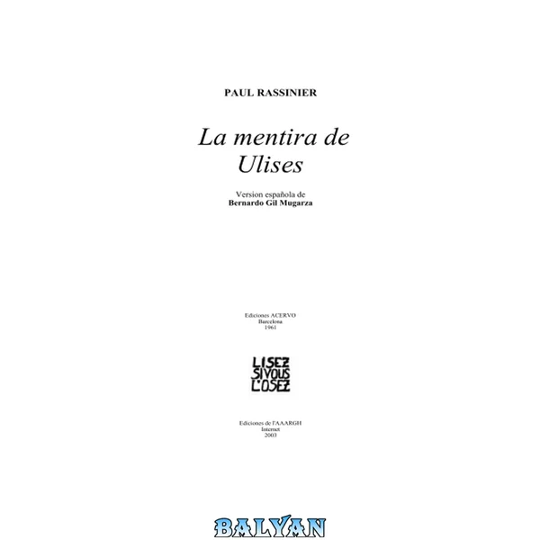 La Mentira De Ulises