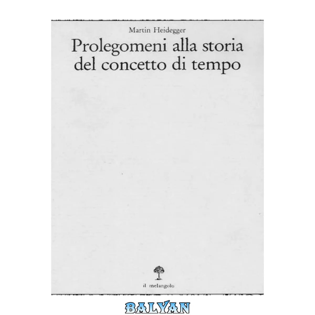 جلد کتاب Prolegomeni alla storia del concetto di tempo