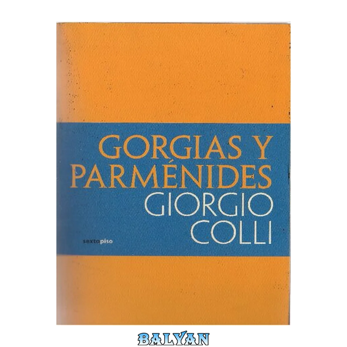 جلد کتاب Gorgias y Parménides