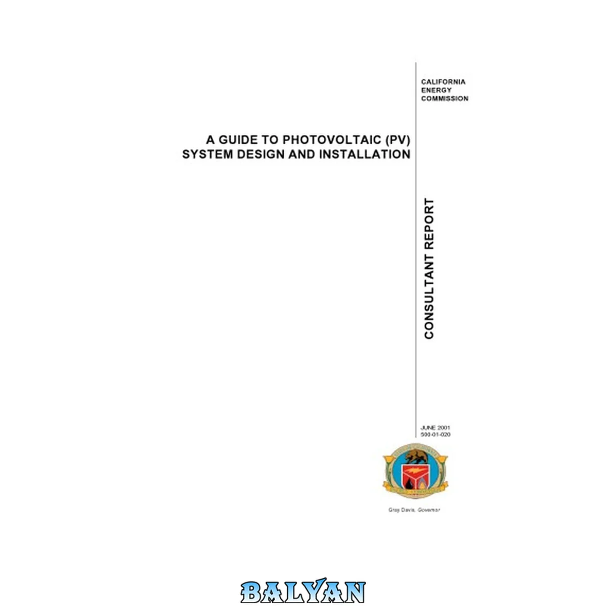 جلد کتاب A Guide to Photovoltaic (PV) System Design and Installation