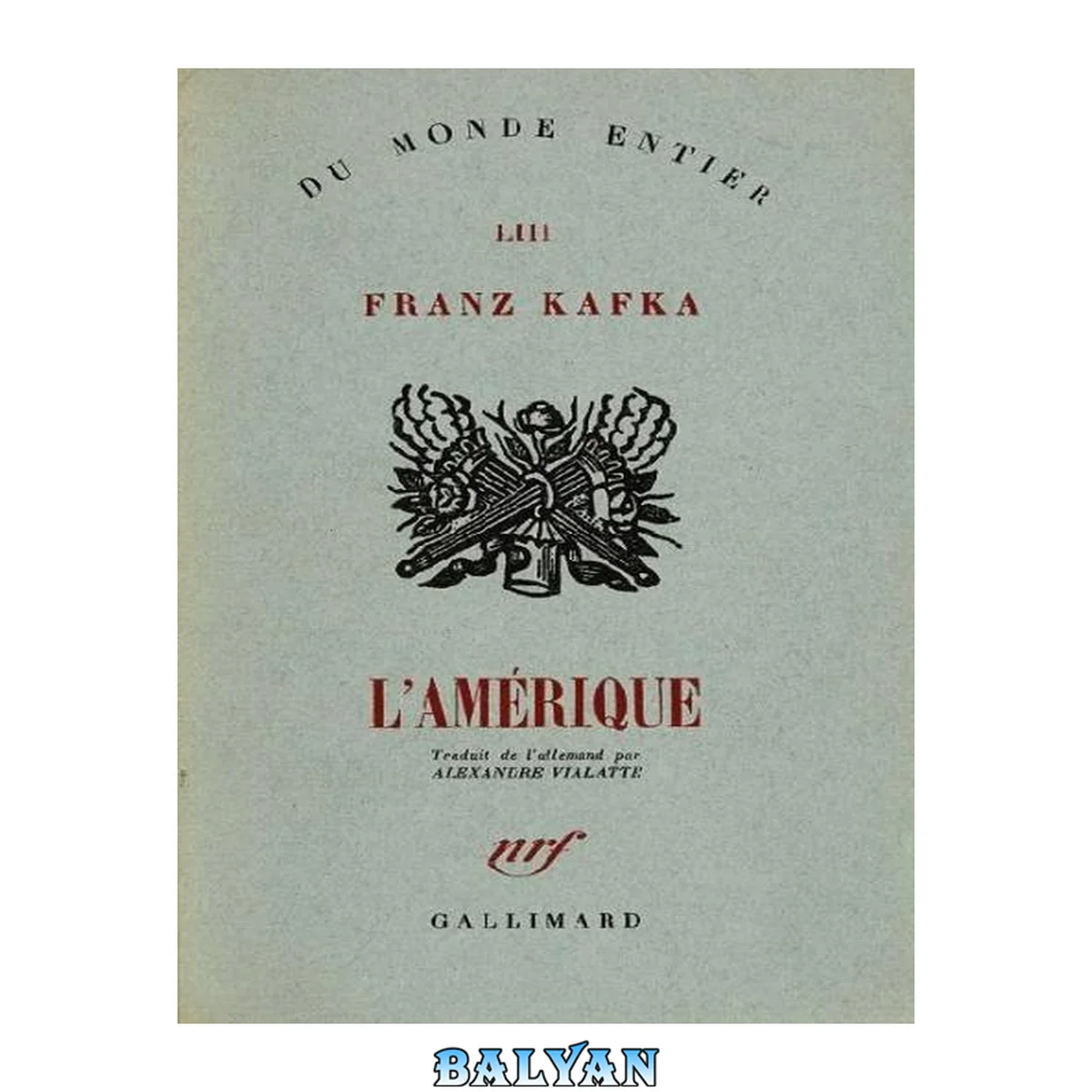 جلد کتاب L'Amérique