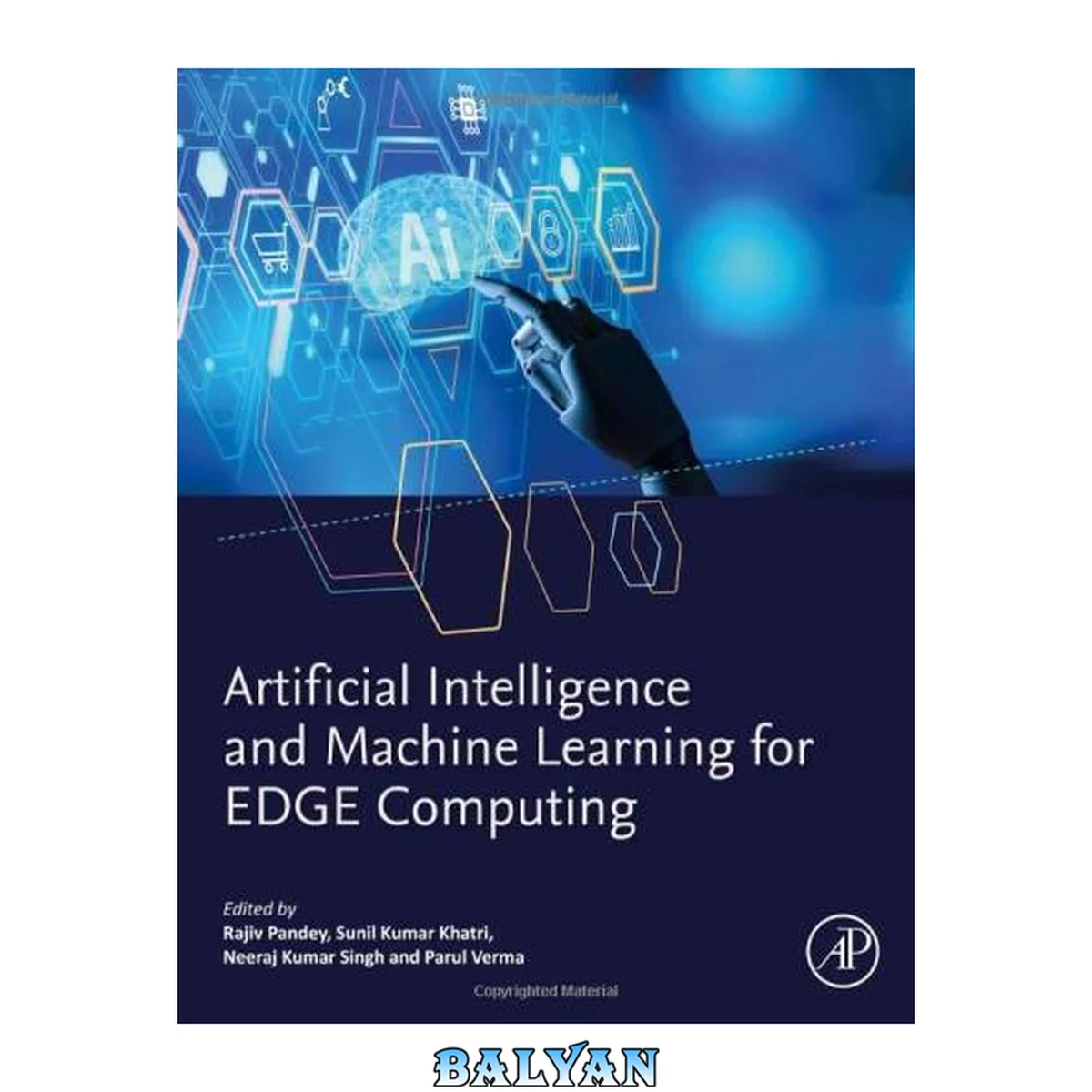 جلد کتاب Artificial Intelligence and Machine Learning for EDGE Computing