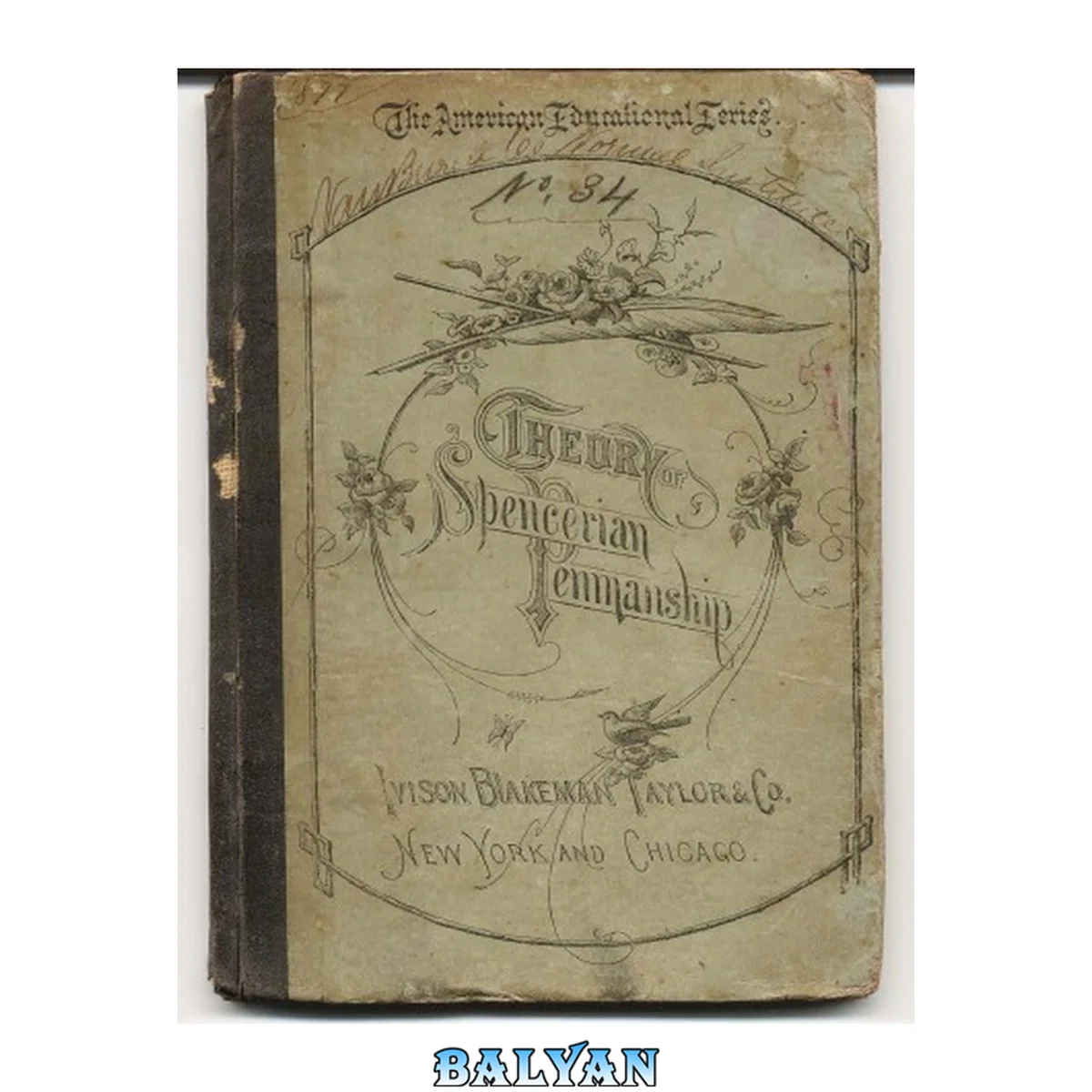 جلد کتاب Theory of Spencerian Penmanship