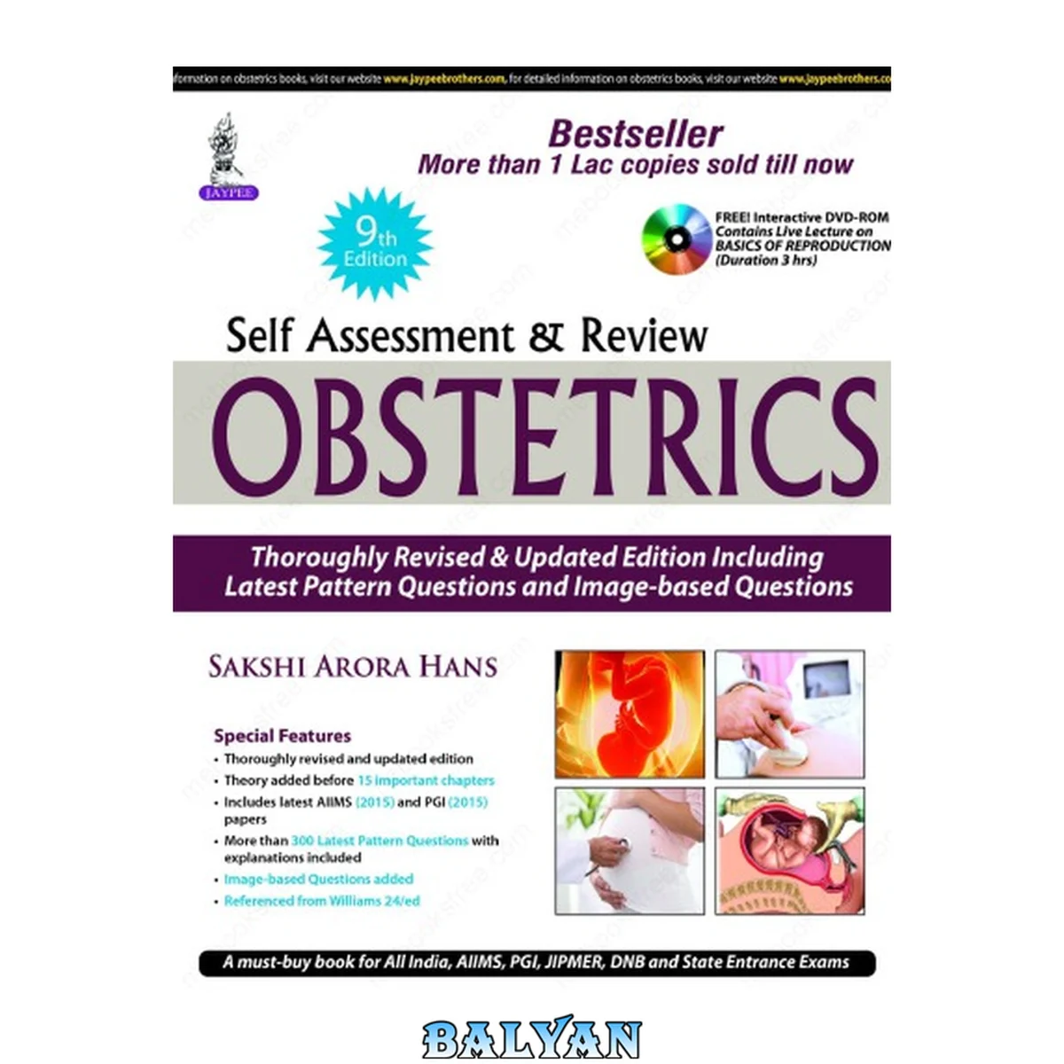 جلد کتاب Self Assessment &amp; Review Obstetrics