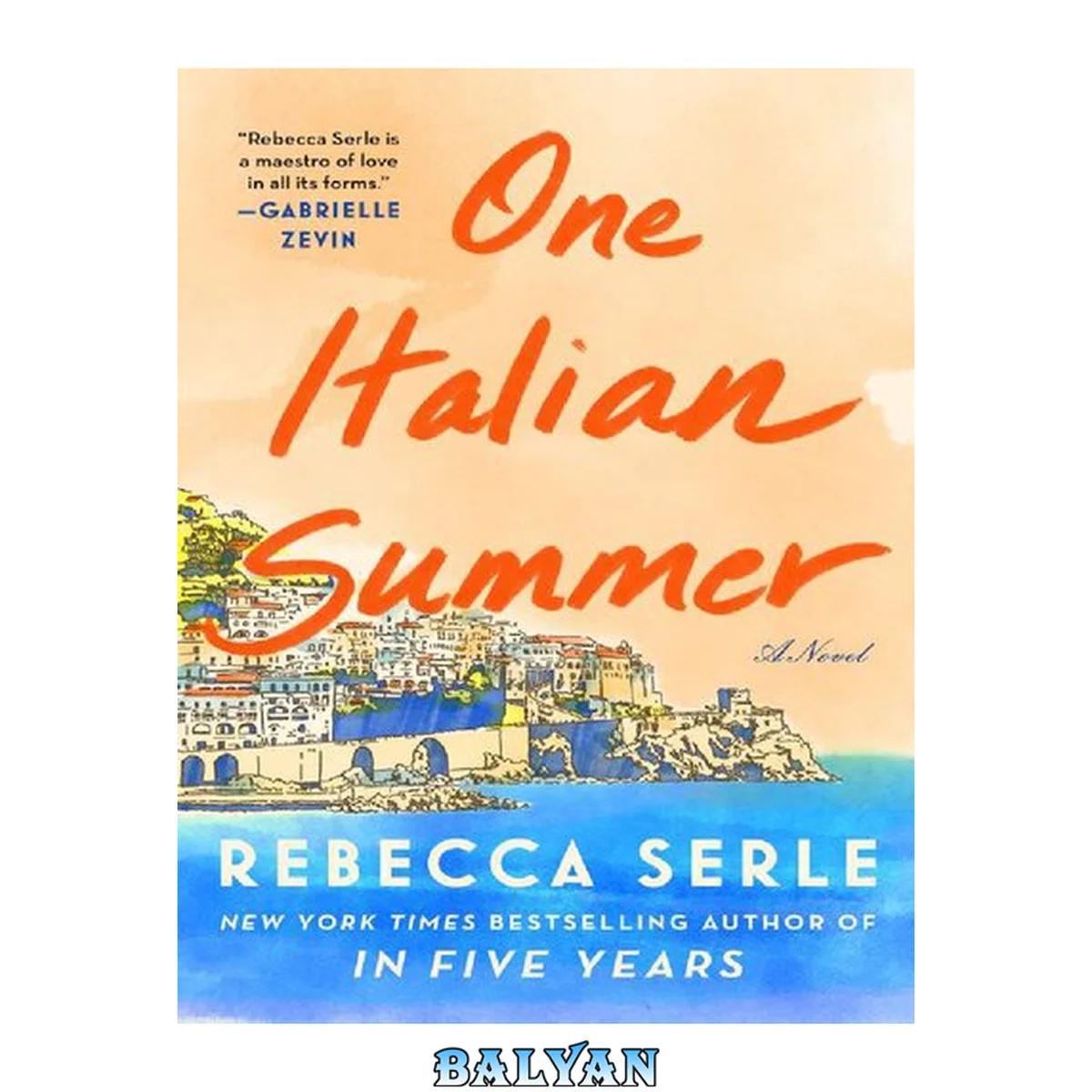 جلد کتاب One Italian Summer
