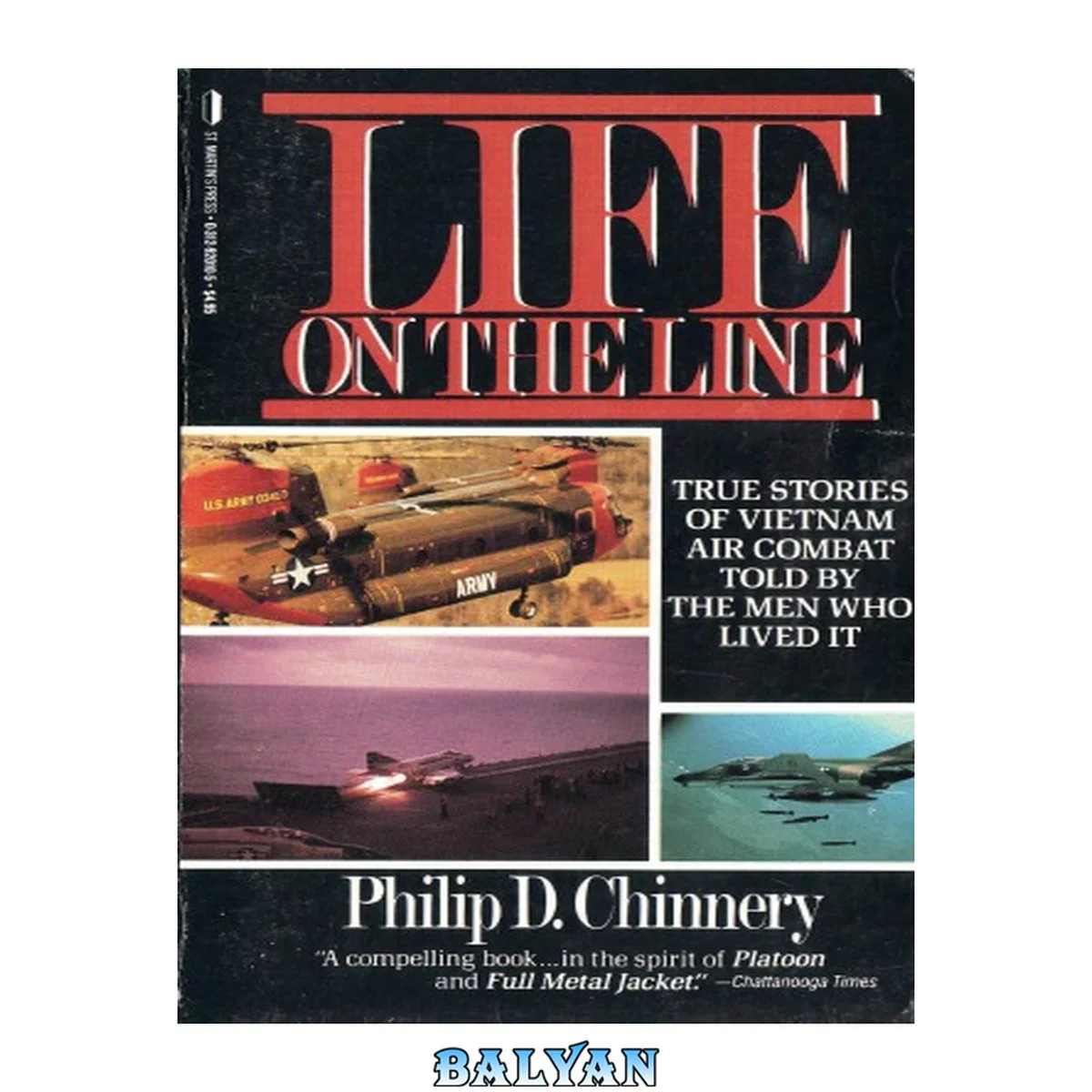 جلد کتاب Life on the Line: True Stories of Vietnam Air Combat Told by the Men Who Lived It