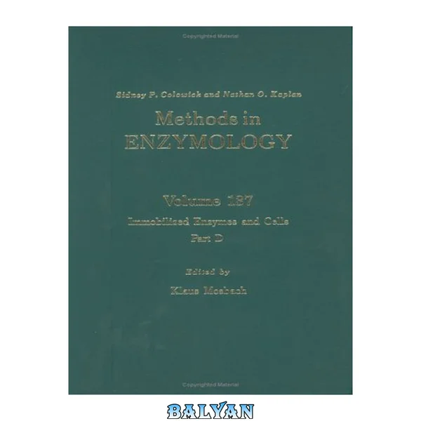 Immobilized Enzymes and Cells, Part D, Volume 137: Volume 137: Immobilized Enzymes and Cells Part D (Methods in Enzymology)