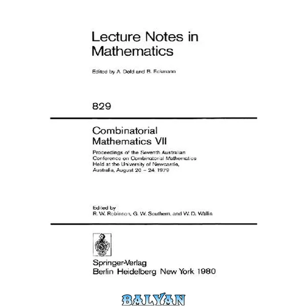 Combinatorial Mathematics VII
