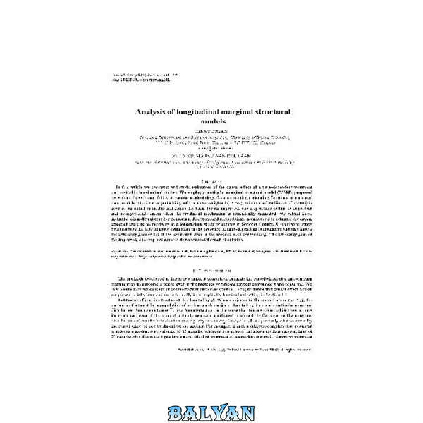 Analysis of longitudinal marginal structural models